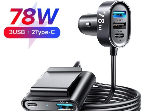 Joyroom Jr-CL05 78w Multi 5ports fast car charger