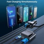 Joyroom Jr-CL05 78w Multi 5ports fast car charger - Image 4